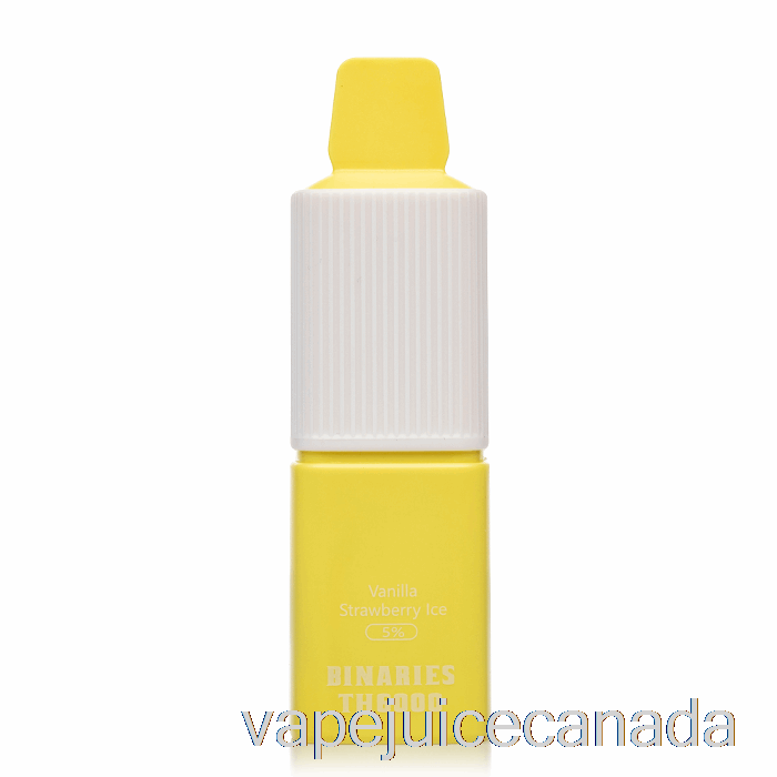 Vape Disposable Canada Horizon Binaries TH6000 Disposable Vanilla Strawberry Ice